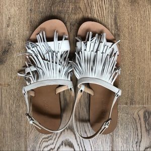 J. Crew Fringe Sandals